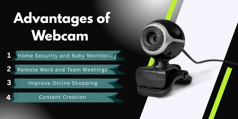 advantages of webcam 