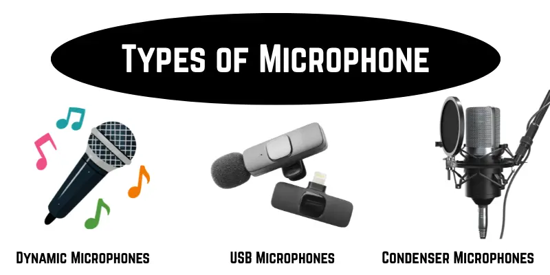 types of microphones 
