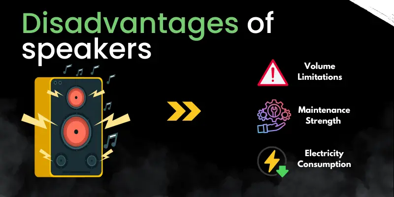 disadvantages of speakers