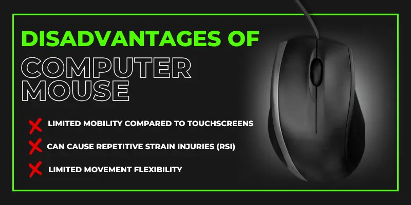 disadvantages of computer mouse
